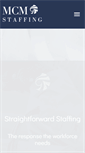 Mobile Screenshot of mcmstaffing.com